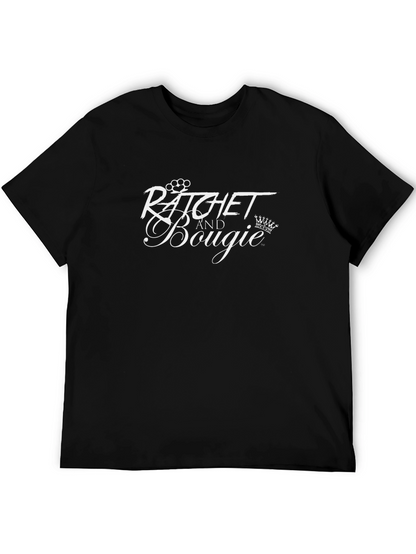 Ratchet and Bougie Graphic T-Shirt - Black