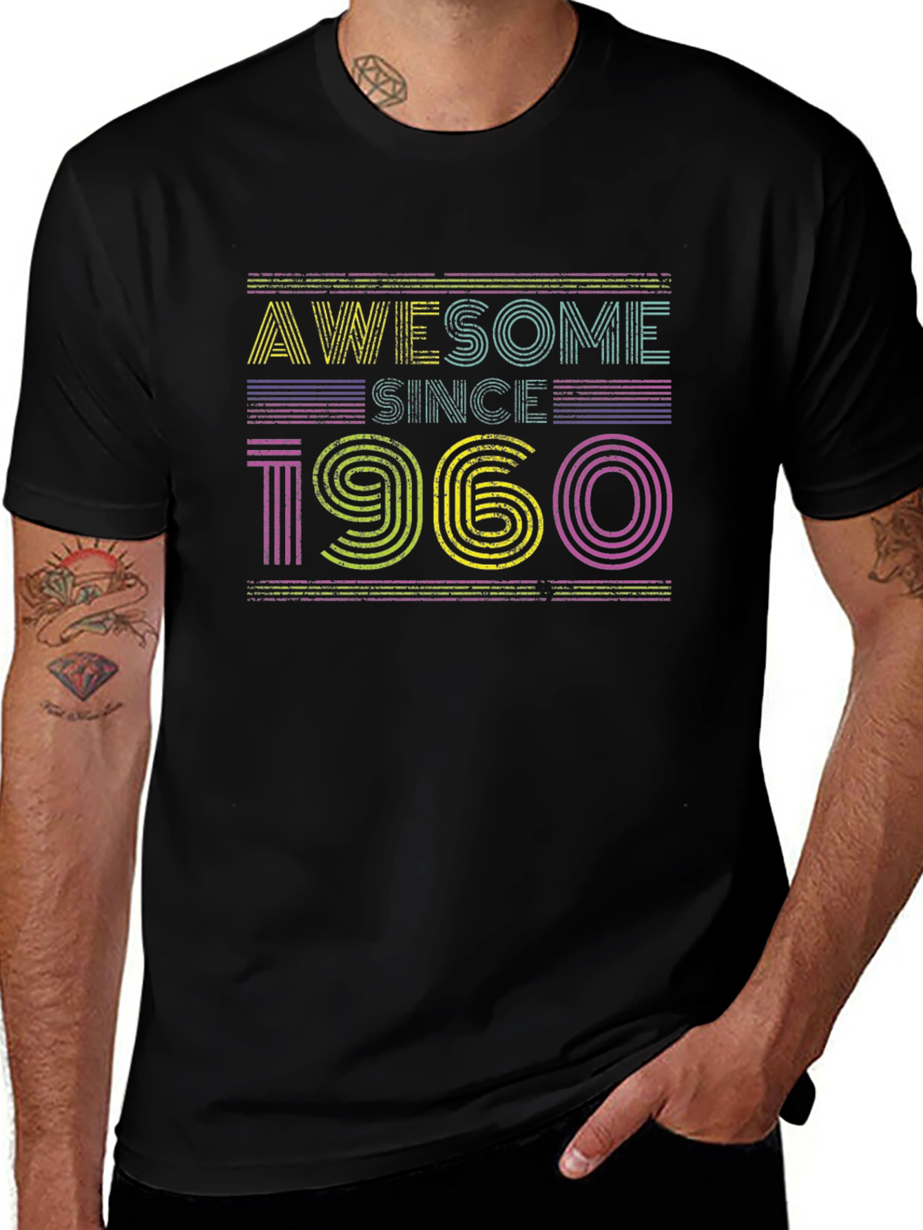 Awesome Since 1960 Graphic Tee