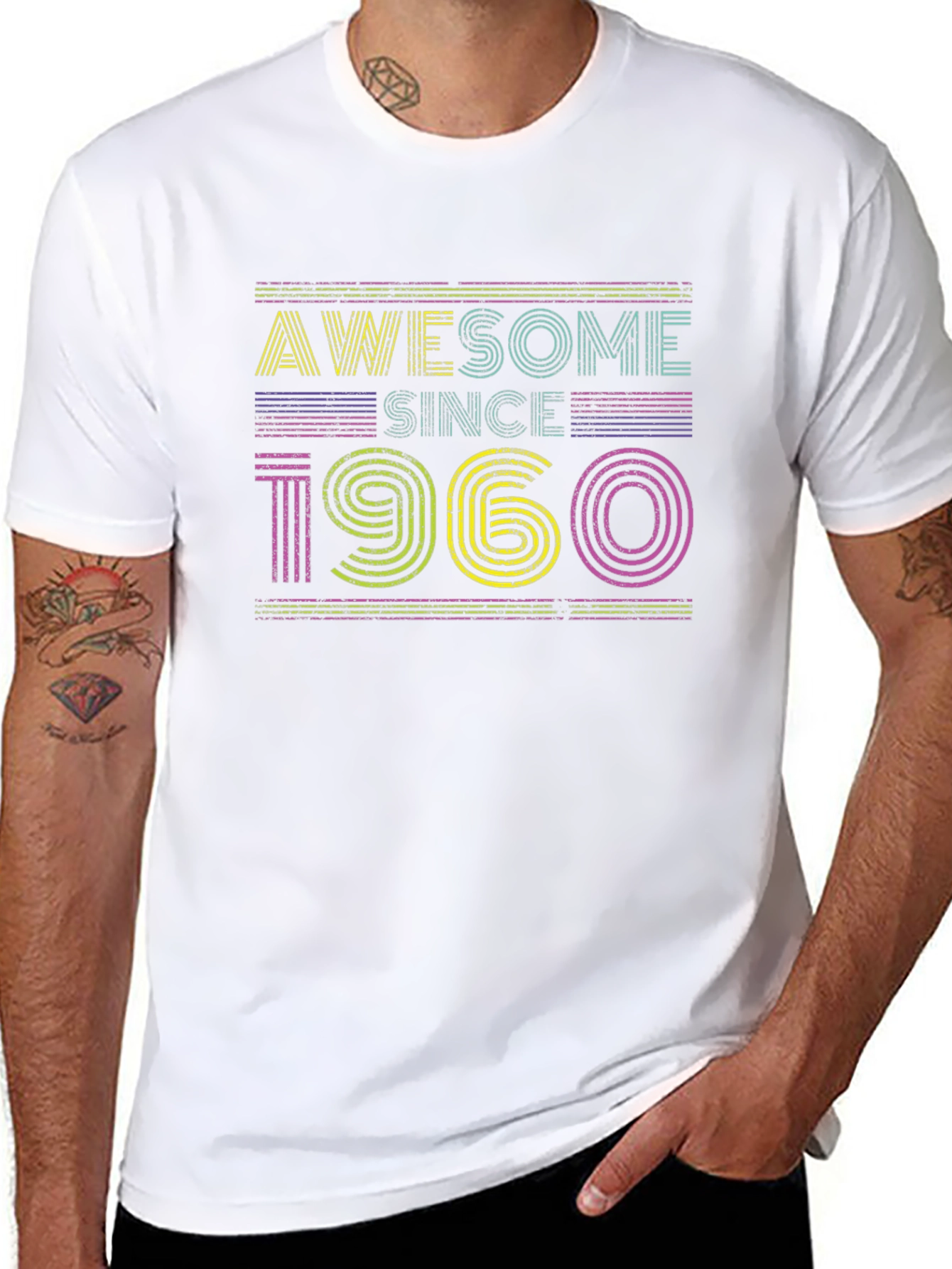Awesome Since 1960 Graphic Tee