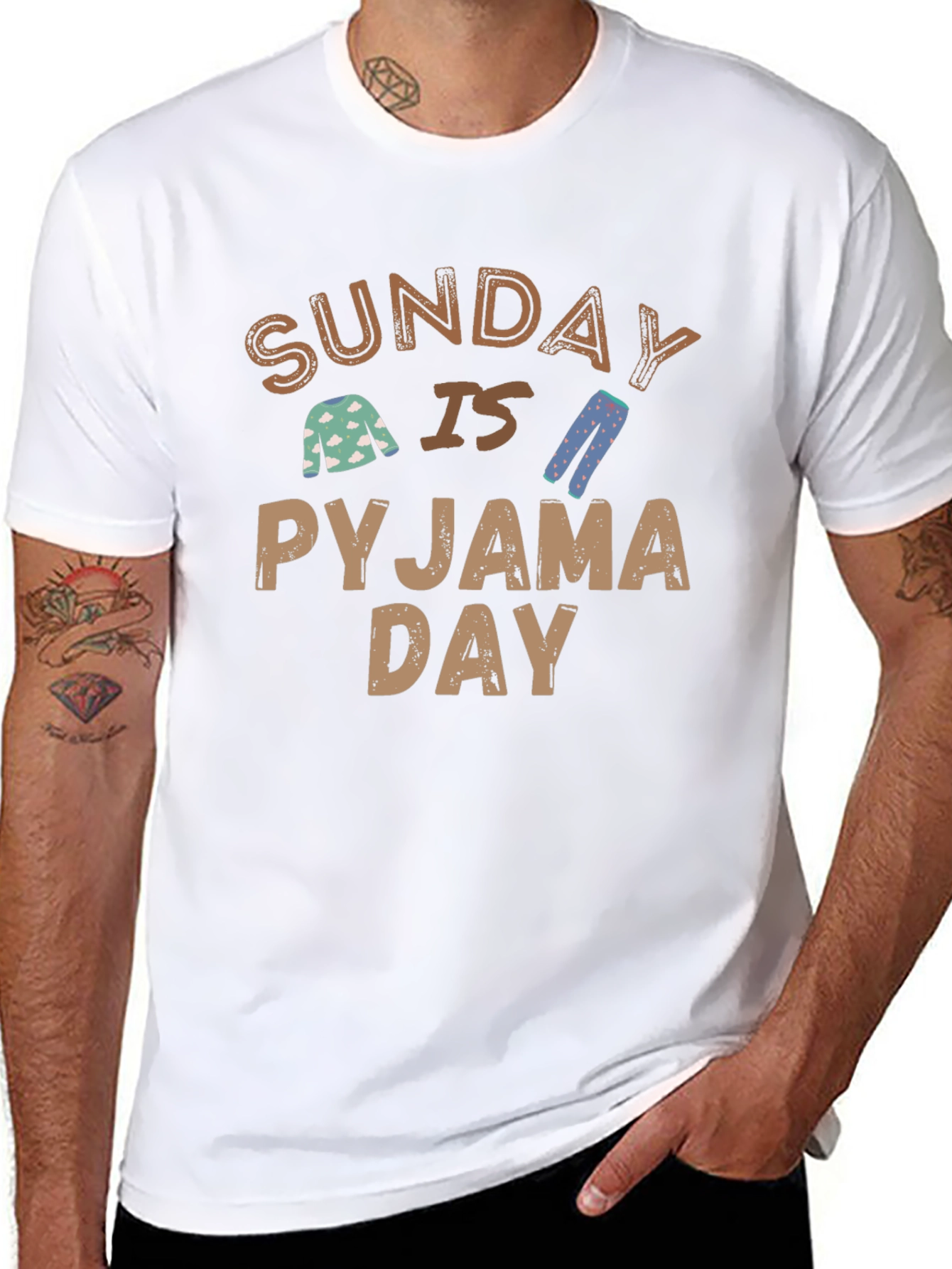 Sunday Pyjama Day T-Shirt