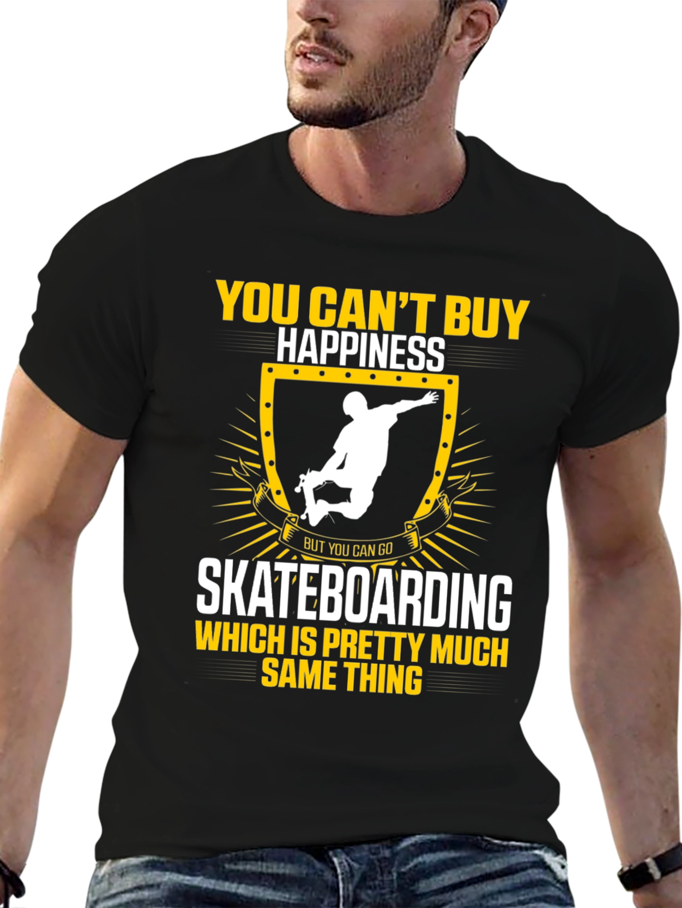 Skateboarding Happiness T-Shirt