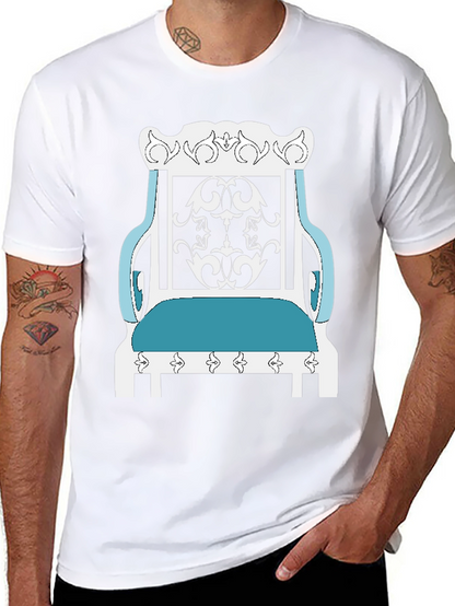 Royal Throne Graphic Tee - Unique Design Shirt