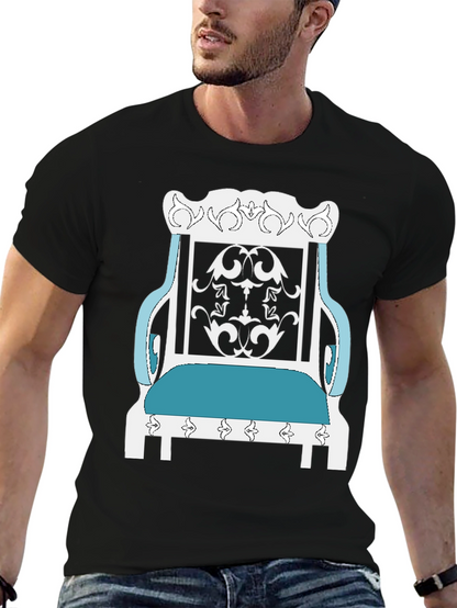 Royal Throne Graphic Tee - Unique Design Shirt