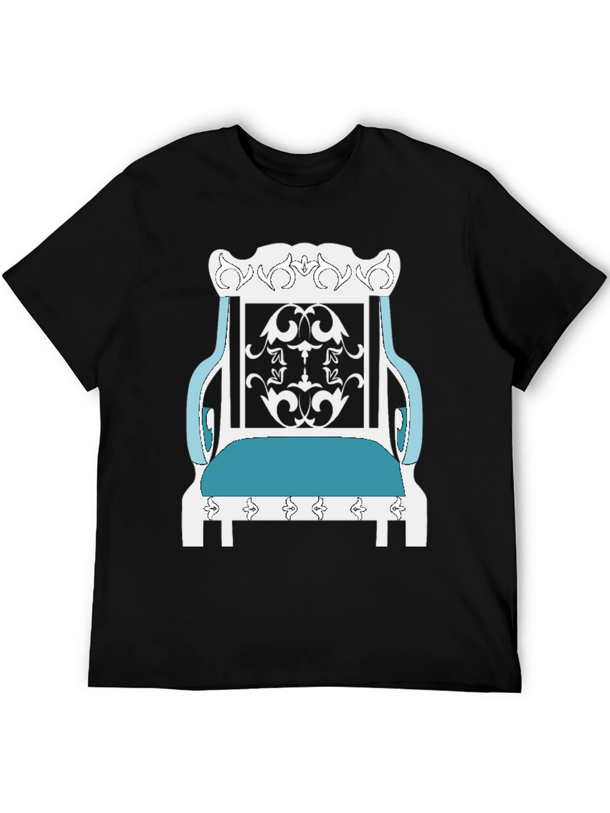Royal Throne Graphic Tee - Unique Design Shirt