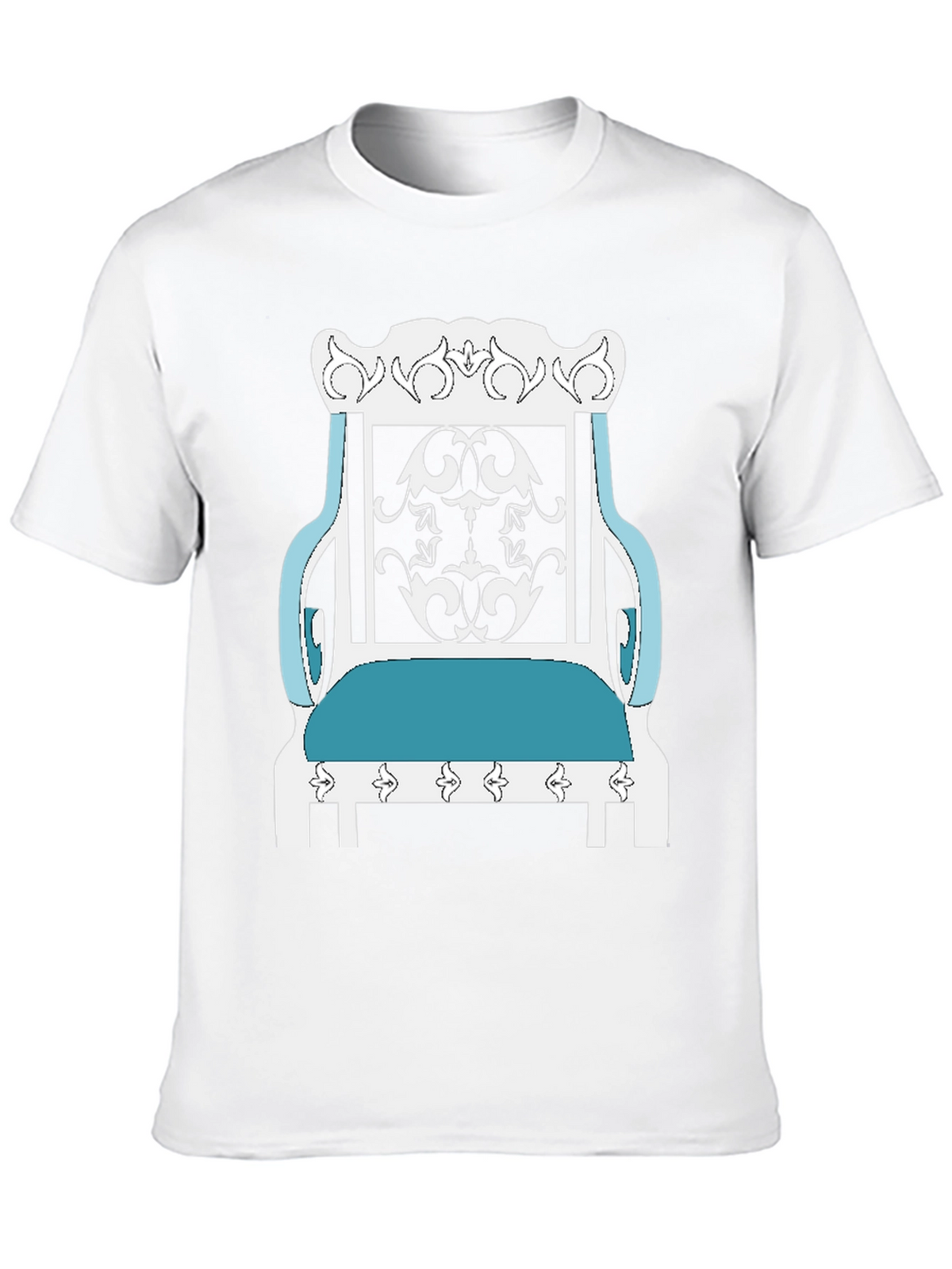Royal Throne Graphic Tee - Unique Design Shirt