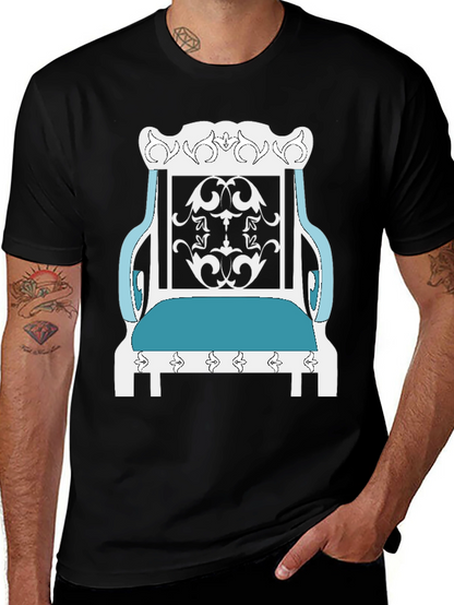 Royal Throne Graphic Tee - Unique Design Shirt