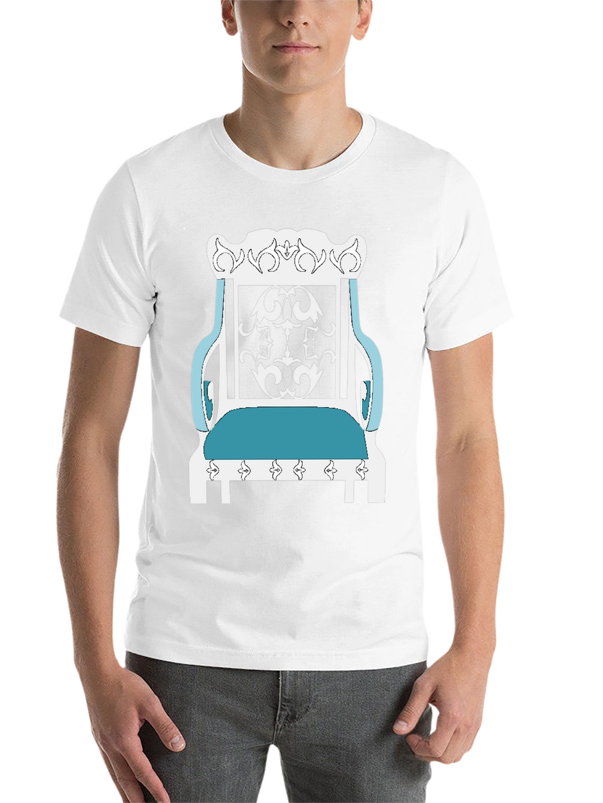 Royal Throne Graphic Tee - Unique Design Shirt