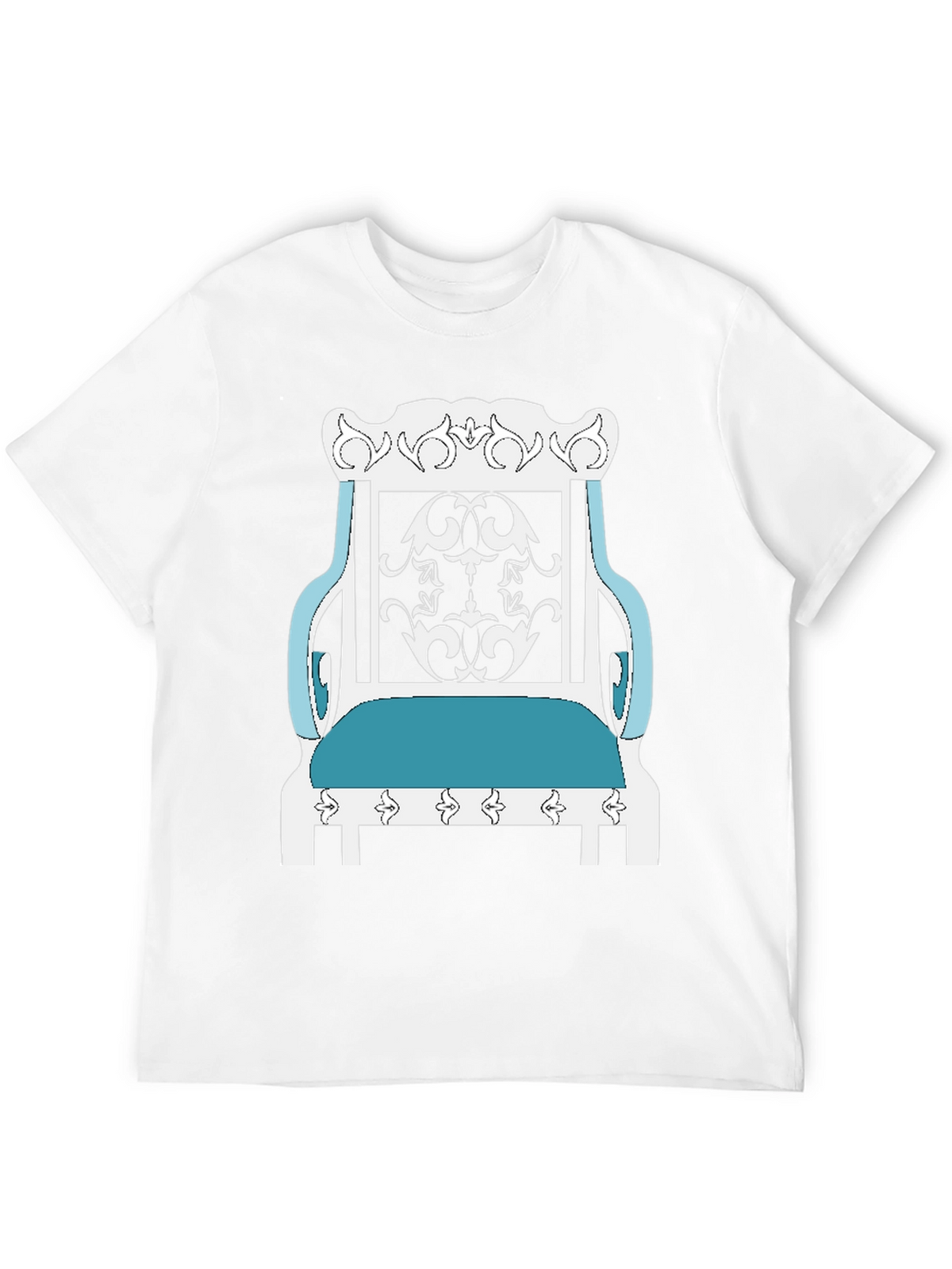 Royal Throne Graphic Tee - Unique Design Shirt