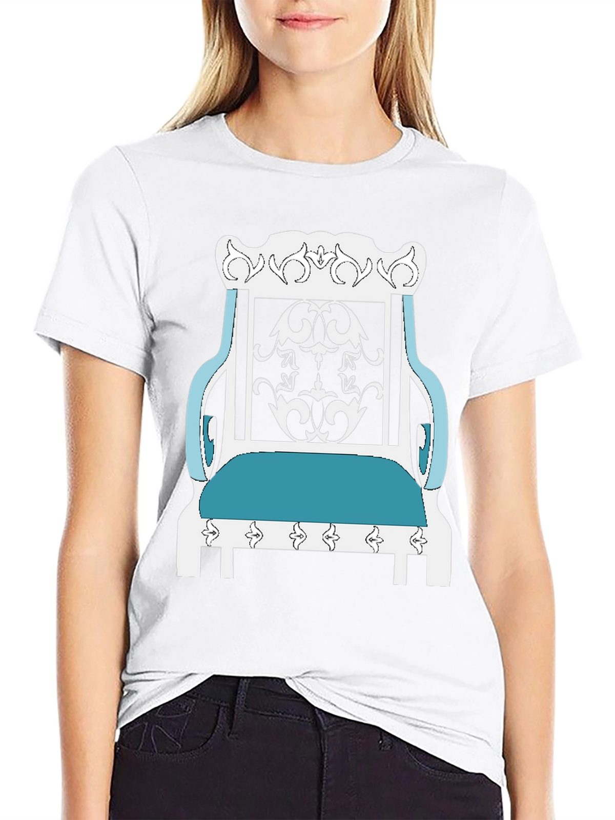 Royal Throne Graphic Tee - Unique Design Shirt