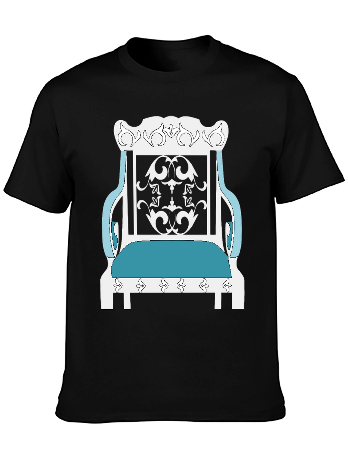 Royal Throne Graphic Tee - Unique Design Shirt