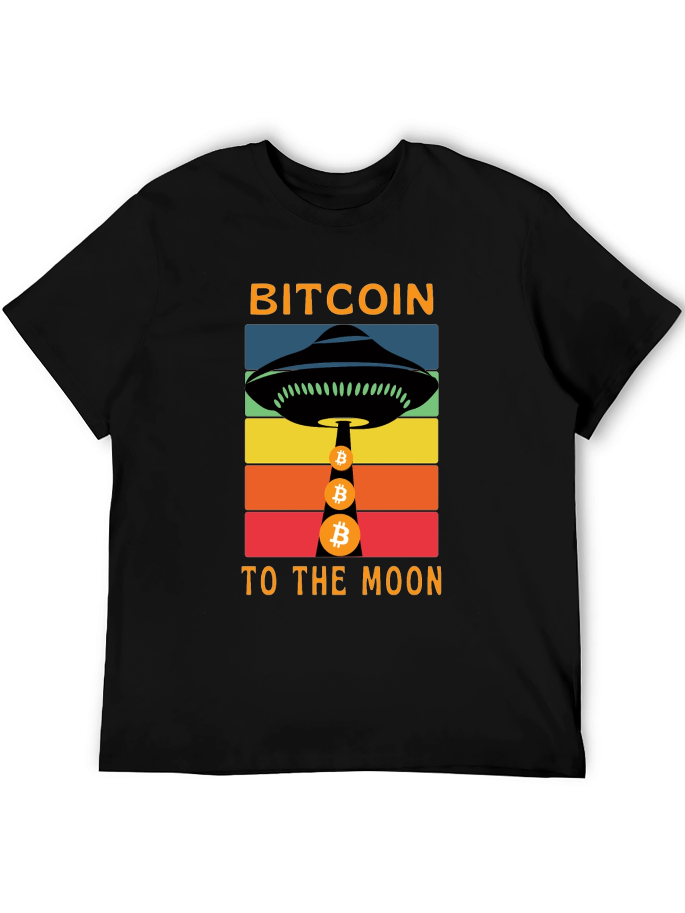 Bitcoin to the Moon Graphic T-Shirt