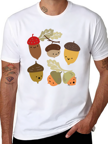 Cute Acorn Cartoon T-Shirt