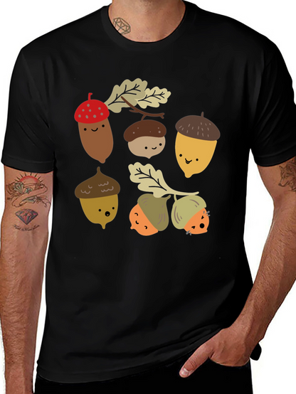 Cute Acorn Cartoon T-Shirt
