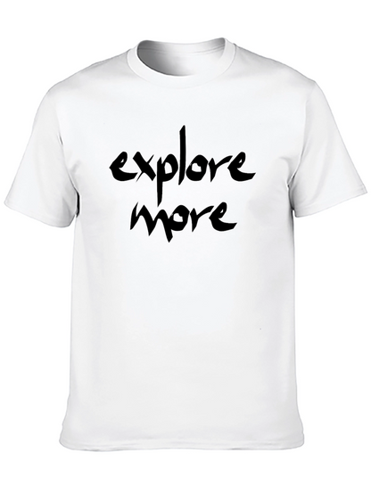 Explore More Black T-Shirt - Adventure Awaits!
