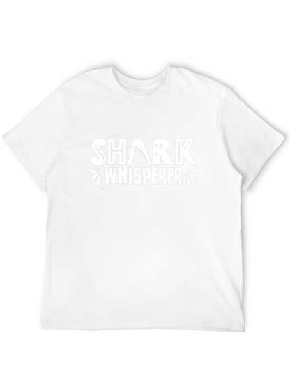 Shark Whisperer Graphic T-Shirt - Black