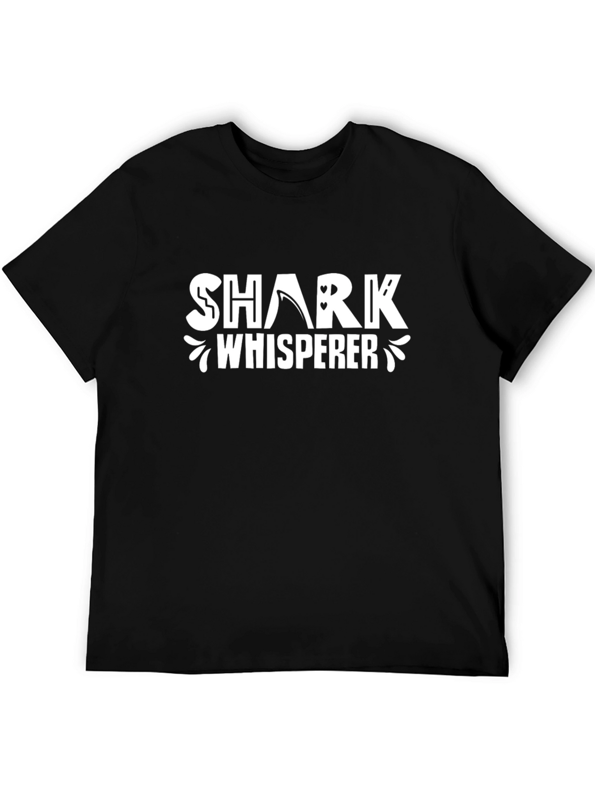 Shark Whisperer Graphic T-Shirt - Black
