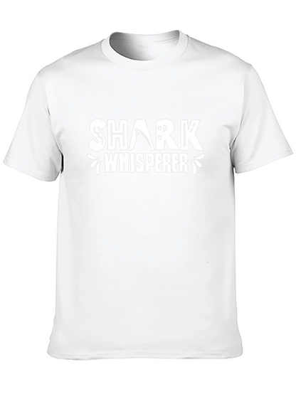 Shark Whisperer Graphic T-Shirt - Black