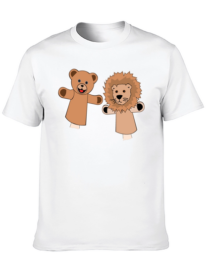 Cute Puppet Pals Graphic Tee