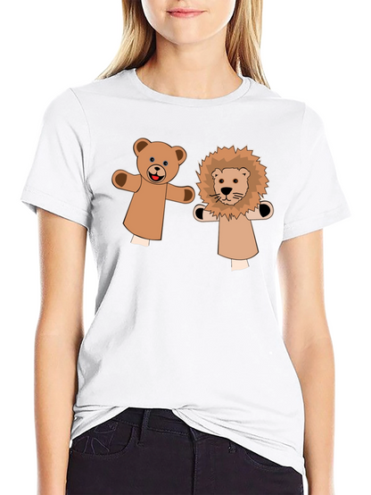 Cute Puppet Pals Graphic Tee