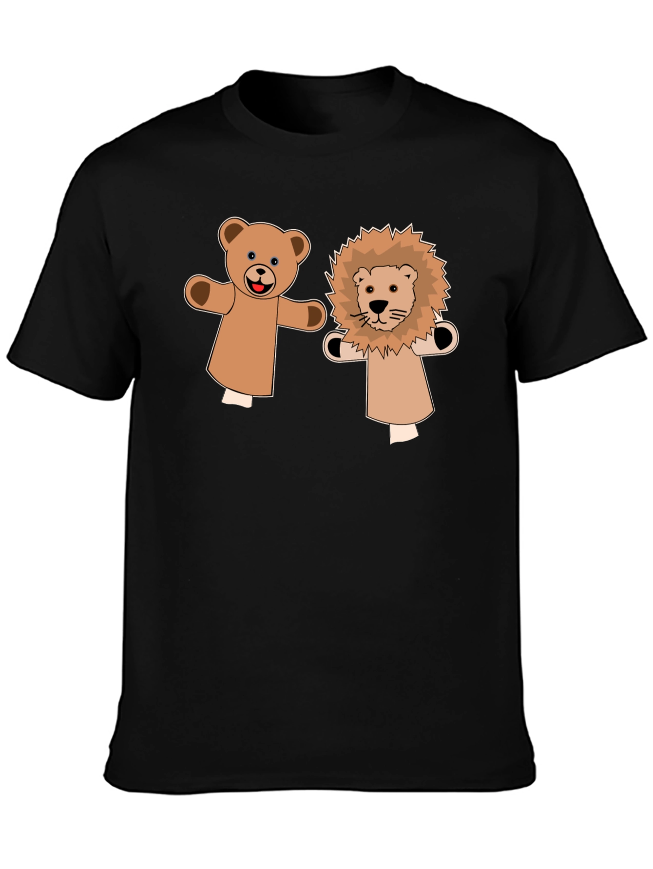 Cute Puppet Pals Graphic Tee
