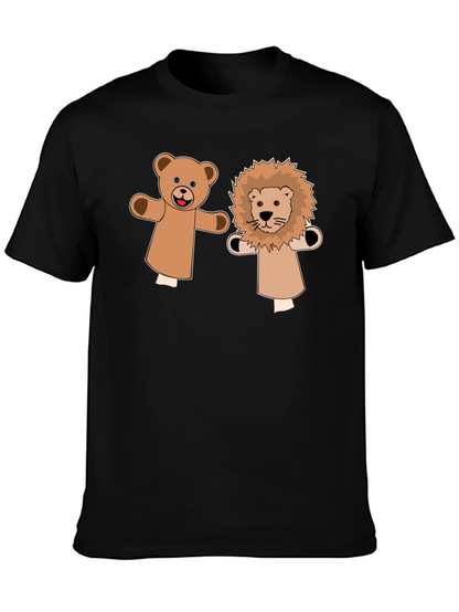 Cute Puppet Pals Graphic Tee