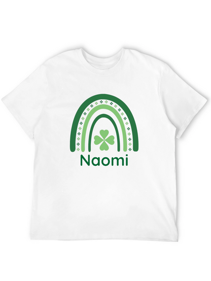 Naomi St. Patricks Day Rainbow Clover T-Shirt