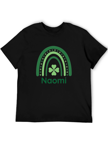 Naomi St. Patricks Day Rainbow Clover T-Shirt