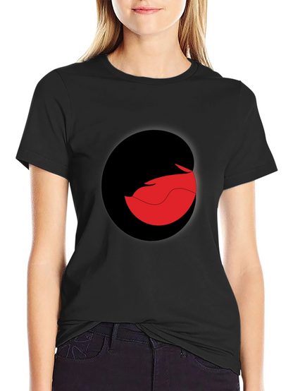 Modern Black T-Shirt with Abstract Graphic