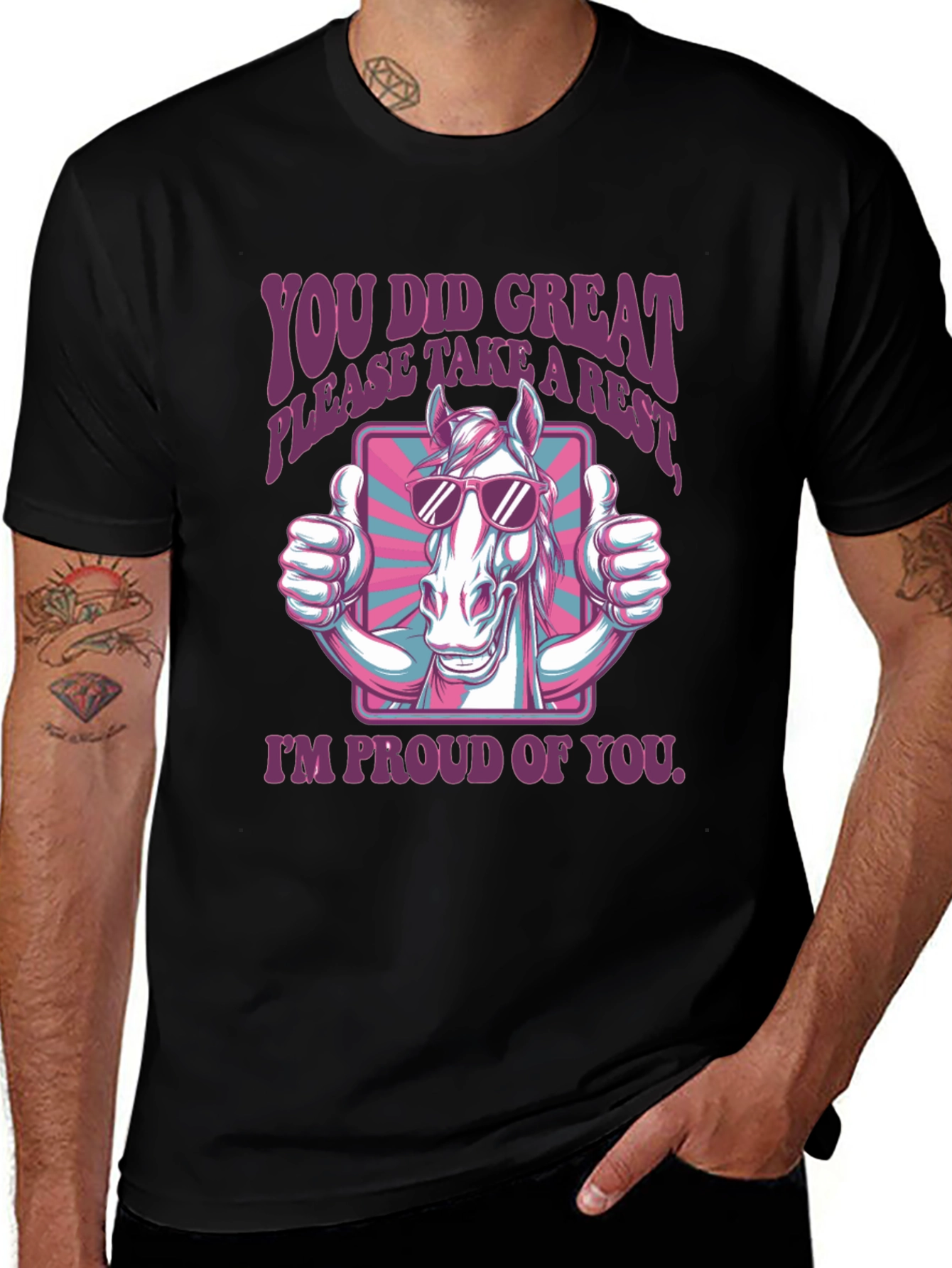 You Did Great Horse T-Shirt