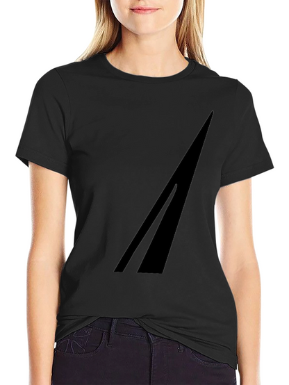 Mens Black Graphic Tee - Minimalist Design