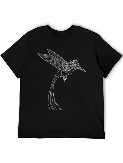 Geometric Hummingbird Graphic Tee