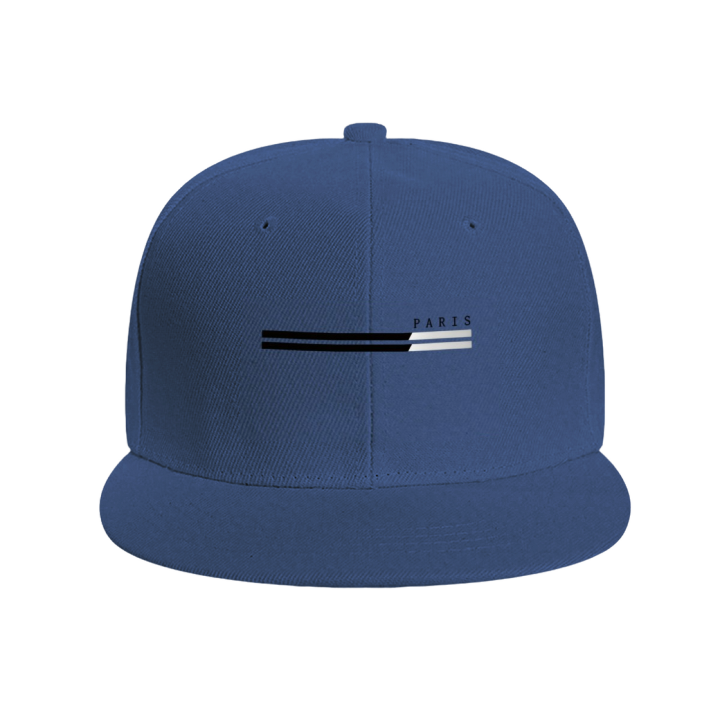 Minimal Paris Stripe Print Red Streetwear Snapback Sun Hat
