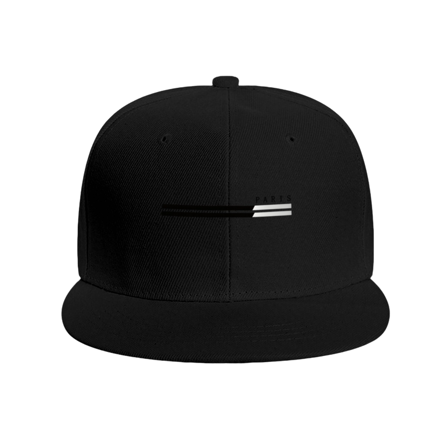 Minimal Paris Stripe Print Red Streetwear Snapback Sun Hat