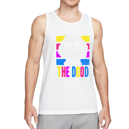 The Dood Cool Goldendoodle Dog Color Stripes Men Tank Top