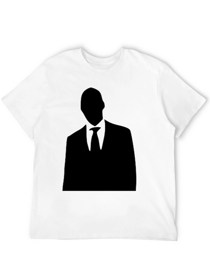 Mens Silhouette Graphic Tee - Black