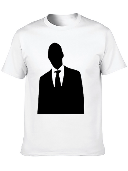 Mens Silhouette Graphic Tee - Black