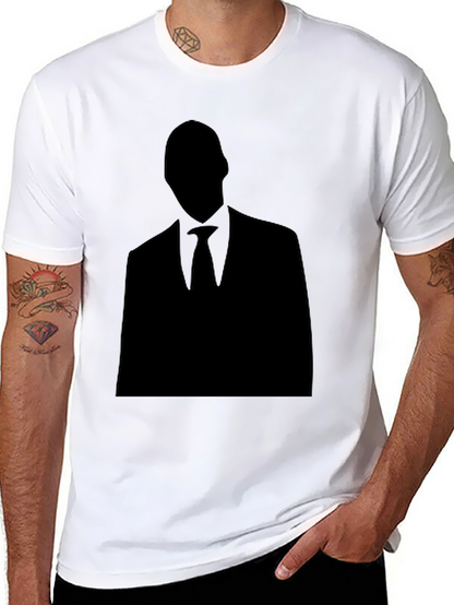Mens Silhouette Graphic Tee - Black