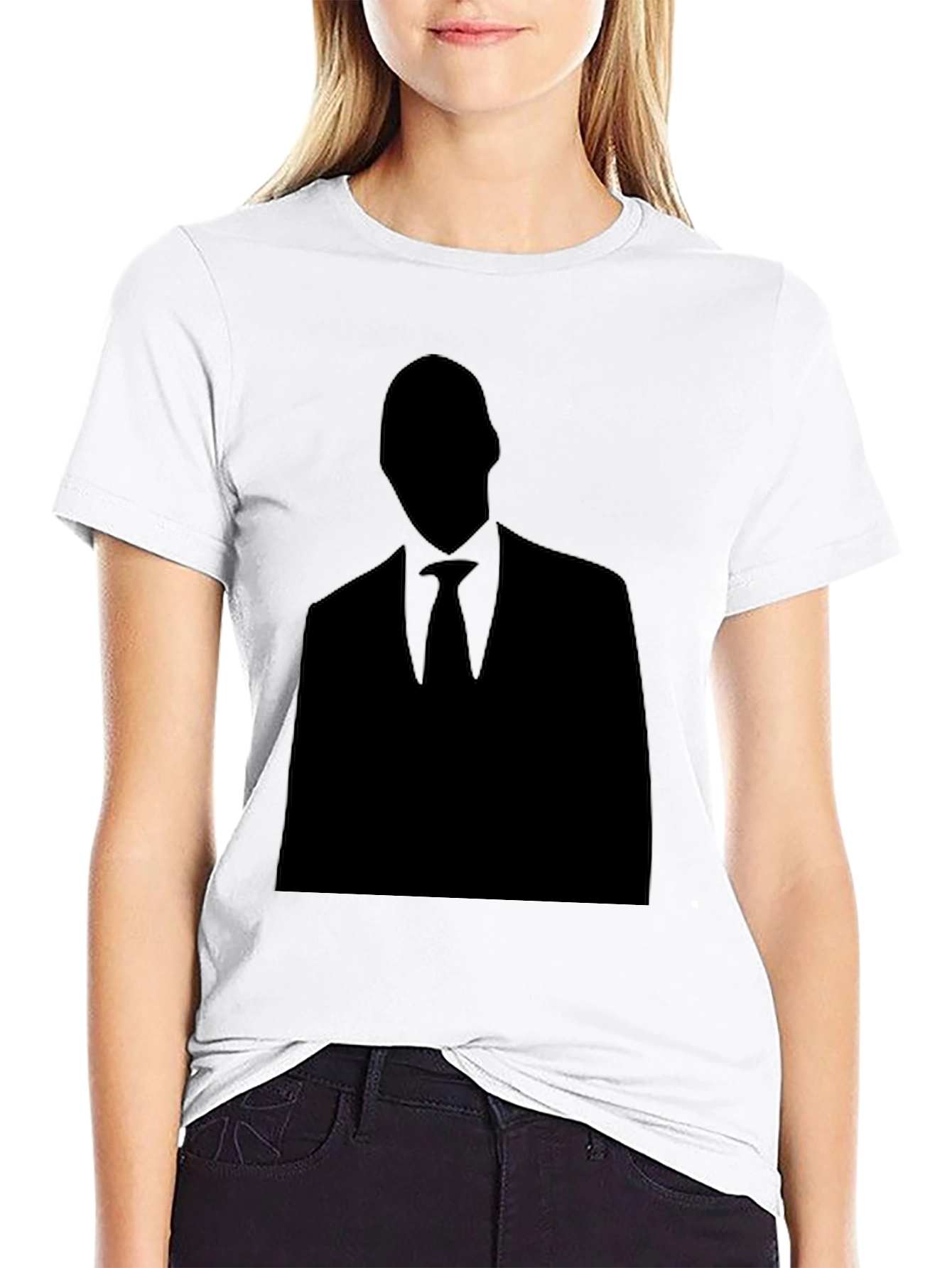 Mens Silhouette Graphic Tee - Black