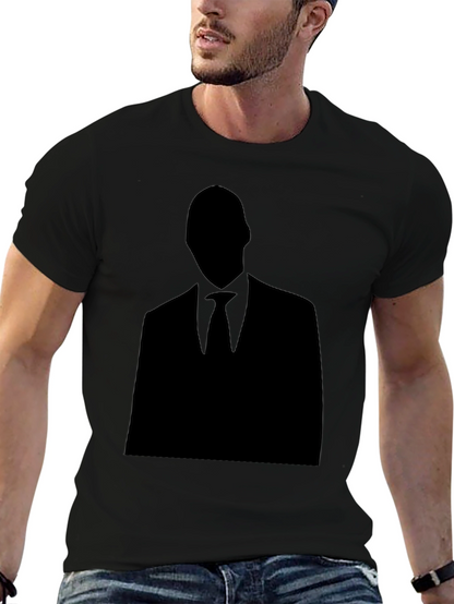 Mens Silhouette Graphic Tee - Black