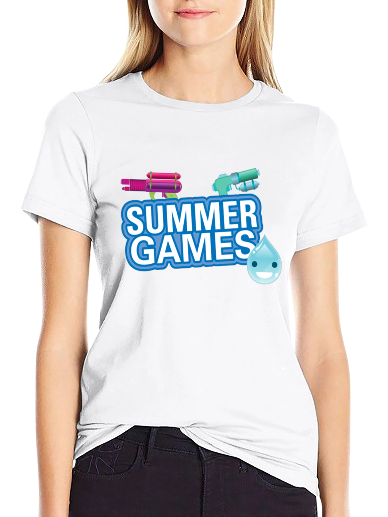 Summer Games Black T-Shirt