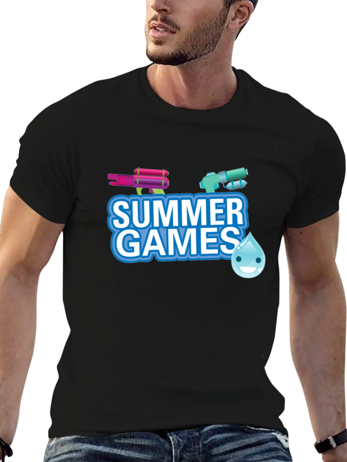 Summer Games Black T-Shirt