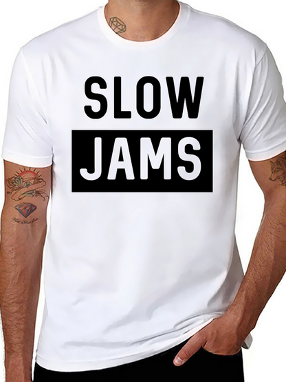 Slow Jams Graphic T-Shirt - Soft Cotton Tee