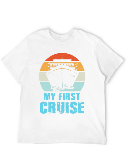 My First Cruise T-Shirt - Nautical Vacation Tee
