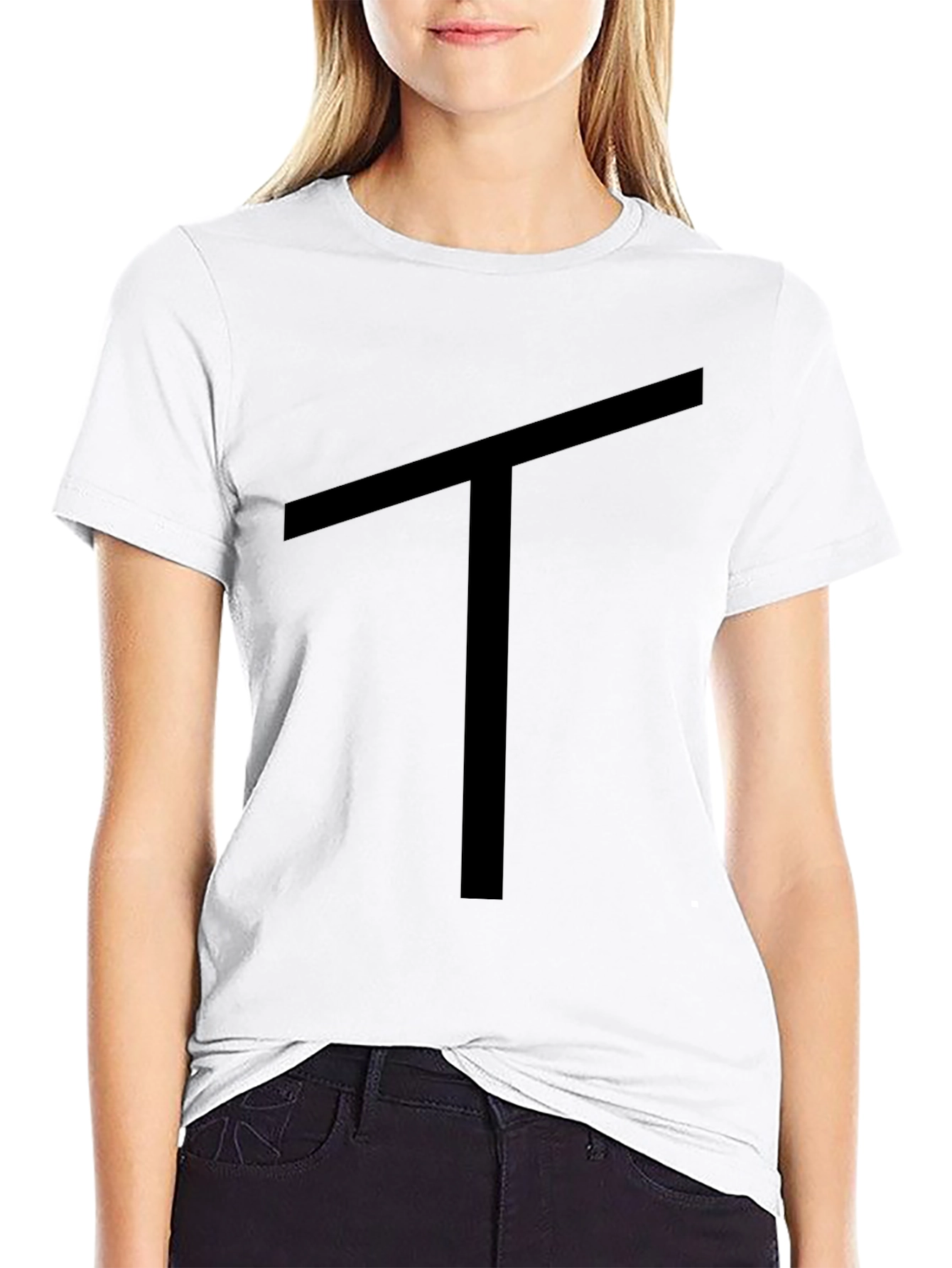 Black T Graphic Tee - Simple & Stylish