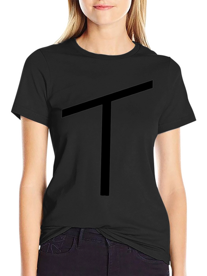 Black T Graphic Tee - Simple & Stylish