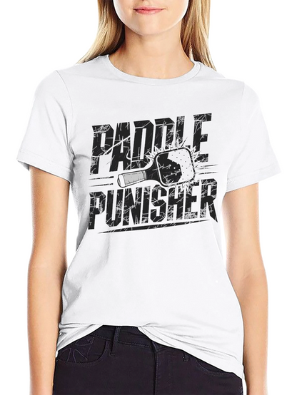 Paddle Punisher Graphic Tee - Black Cotton
