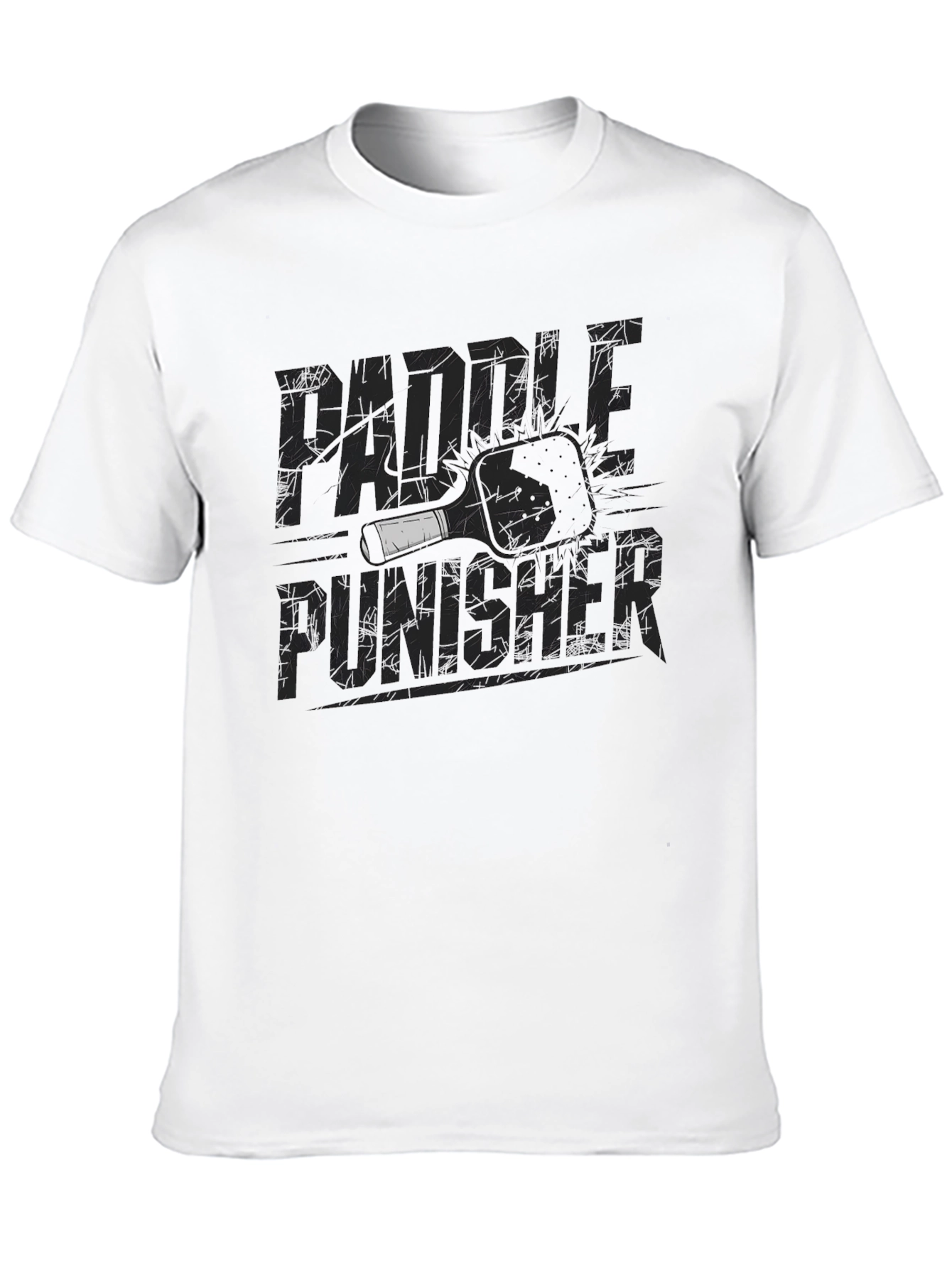 Paddle Punisher Graphic Tee - Black Cotton