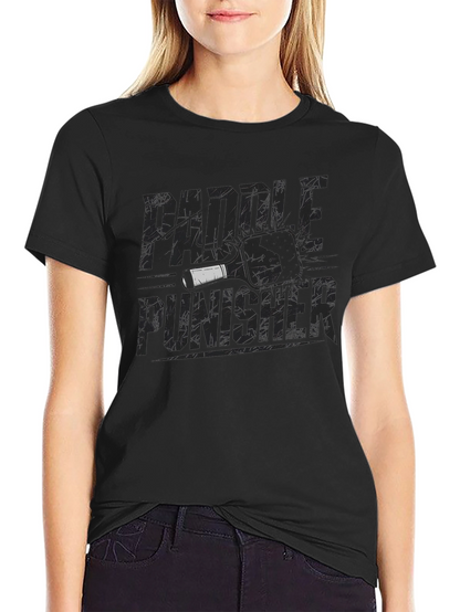 Paddle Punisher Graphic Tee - Black Cotton