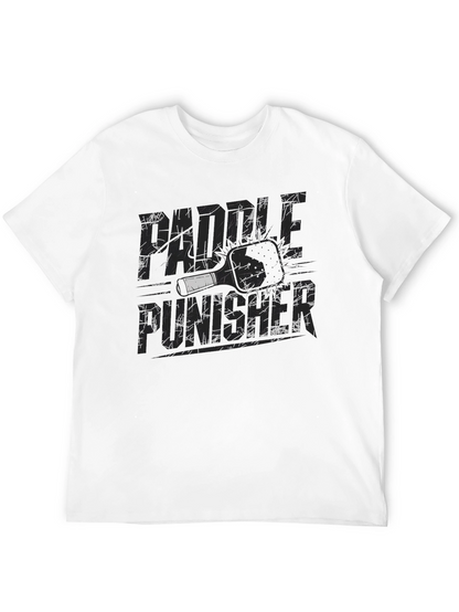 Paddle Punisher Graphic Tee - Black Cotton