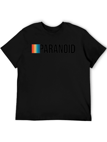 Paranoid Graphic T-Shirt - Retro Style